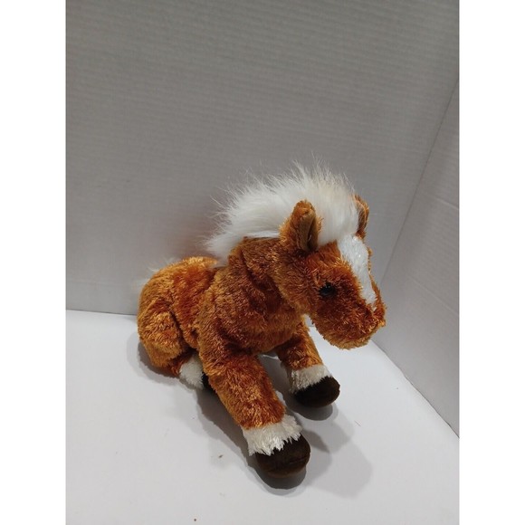 Ty Beanie Buddies Plush Horse Trotter Stuffed Animal 2001 Toy Brown 14” - Picture 14 of 15